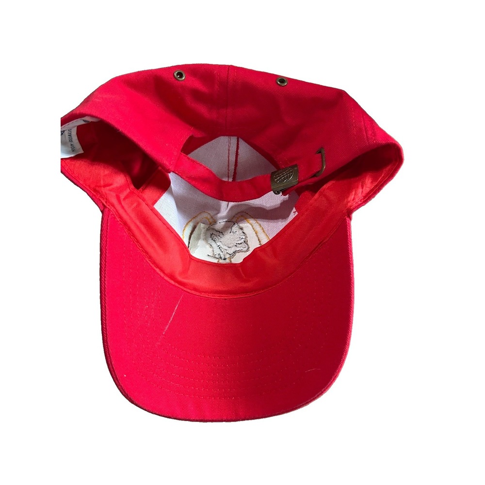 McLenin's Parody Vladimir Lenin McDonald's Red Baseball Cap Hat Vintage Novelty - Picture 6 of 9